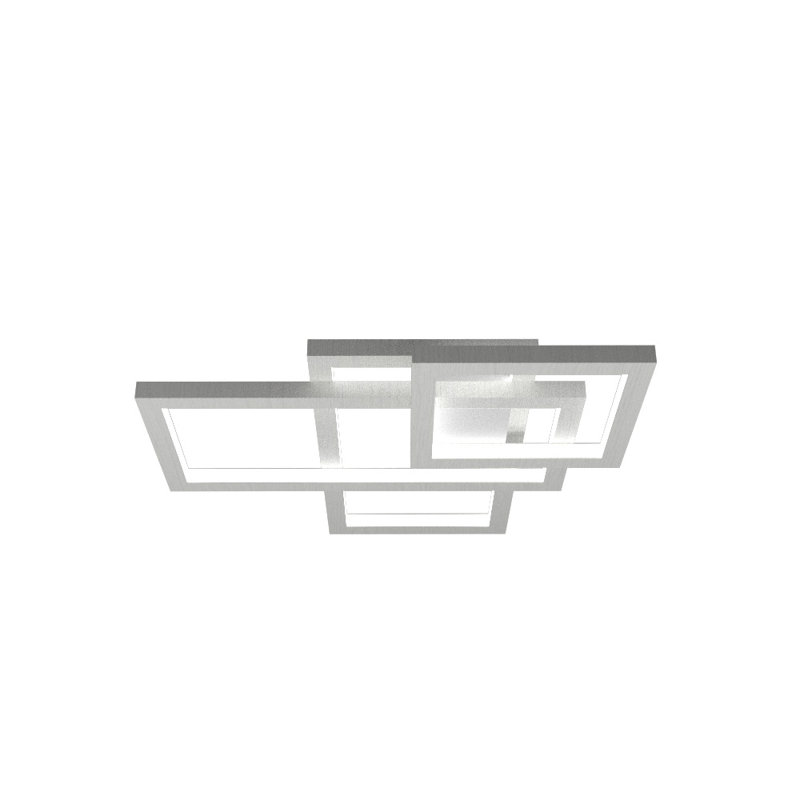 Plafonnier encastré 1 lumière DEL, H 3,71 po x l 43,68 po x P 43,68 po, Blanc organique