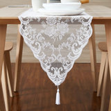 Lace Table Runner With 2 Tassels
