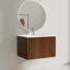 Meuble-lavabo simple 24 po avec lavabo en céramique-725059056