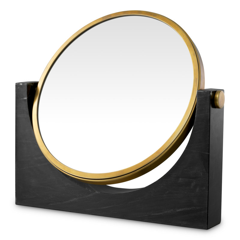 Round Metal Mirror