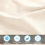Ensemble de draps à poches profondes en coton égyptien uni 300 fils Blue Nile Mills-135144607-135144615