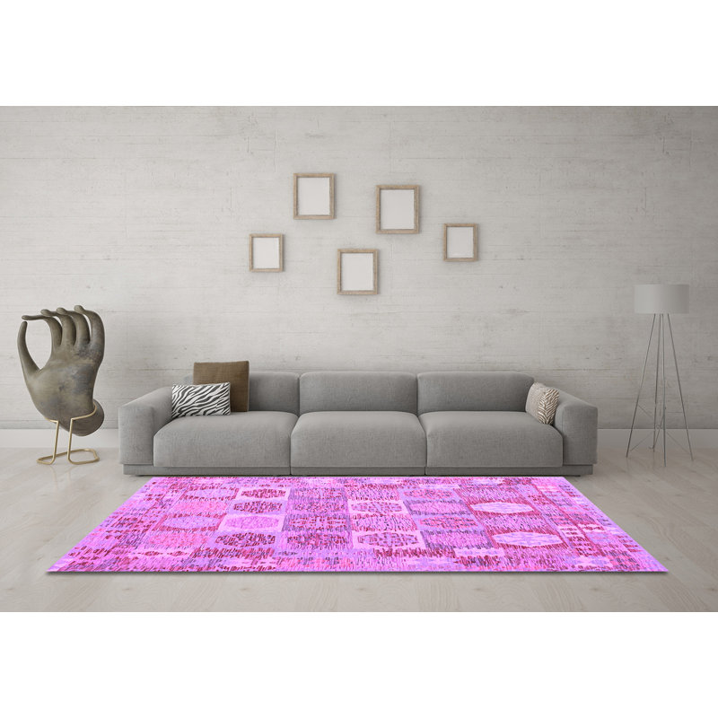 Patchwork Indoor Rug, Round 6'