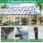 24X10 FT Walk-In Polycarbonate Greenhouse With Aluminum Frame, Lockable Door & Ventilation Window, Green House For Outdoors-128779088