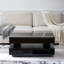 Table basse à plateau relevable 39,3 po avec compartiment caché, 2 tiroirs de rangement et lumières DEL ajustables, tables basses multifonctionnelles modernes-1498496486