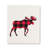 Set Of 2 Buffalo Check Moose Dishcloth