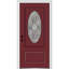 Petite porte d'entrée pré-suspendue ovale en fibre de verre 2 panneaux Grace-1987408874-1987408872