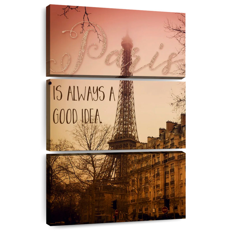 Tergel Paris Is Always A Good Idea, H 32 po x l 20 po