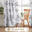 Rideaux transparents à motif floral 2 panneaux-1077766320