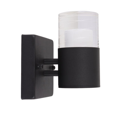 Heer Glass LED Armed Sconce