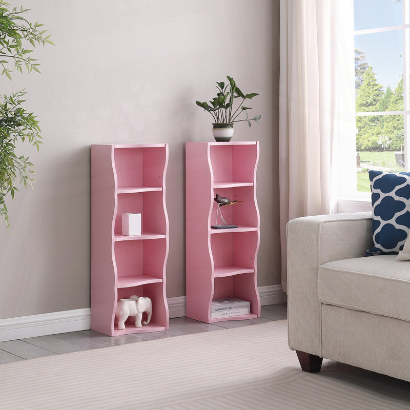 Display And Multi-Functional Bookshelves, Pink