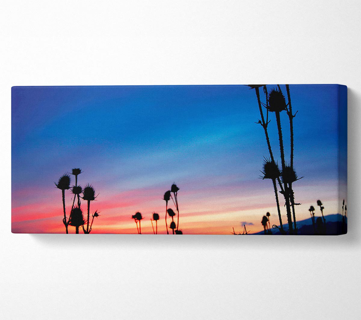Ebern Designs Red Winter Sky Near Dusk - Wrapped Canvas Art Prints ...