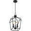 Luminaire suspendu géométrique 3 lumières lanterne Nagao