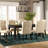 Adler 6 - Person Pine Solid Wood Top Four Leg Base Dining Set