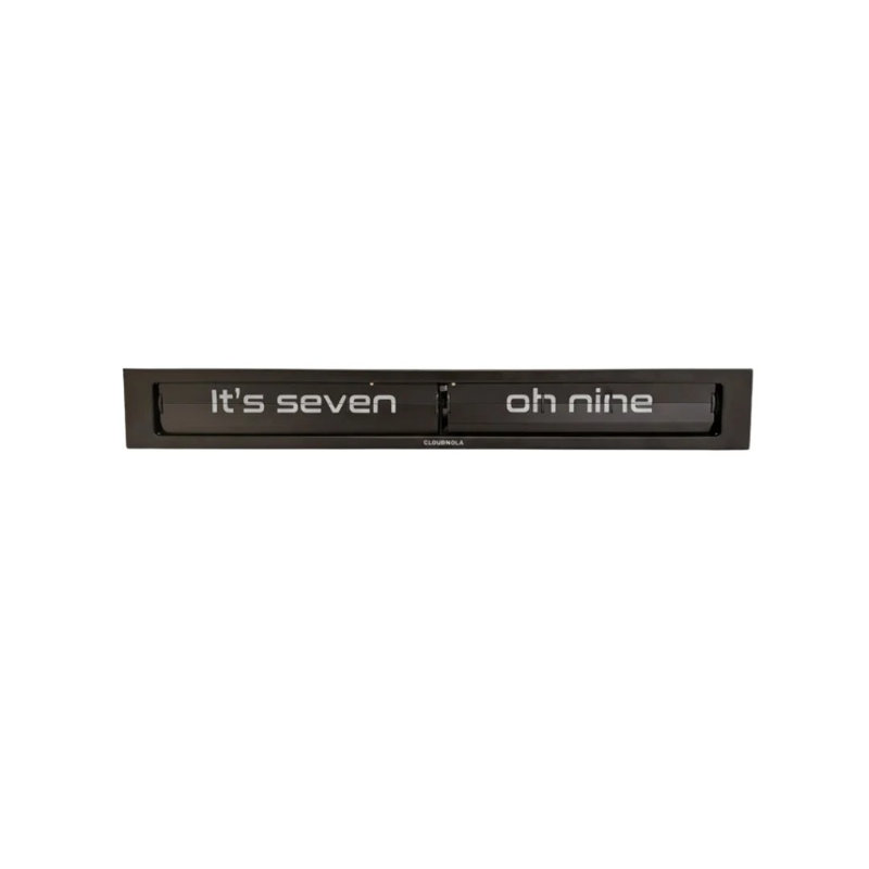 Horloge murale Texttime