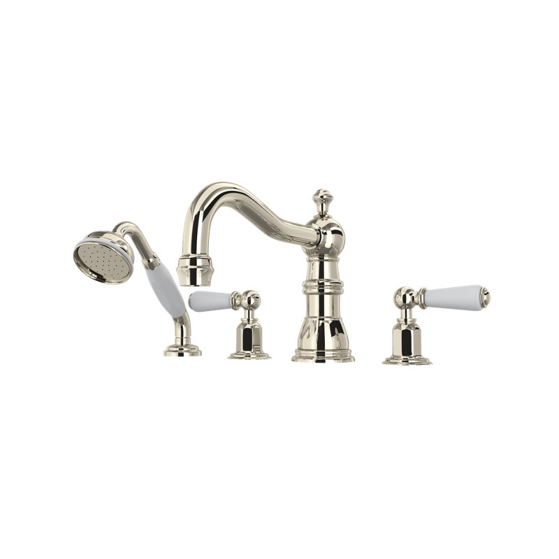 Edwardian™ Edwardian Double Handle, Polished Nickel