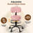 Adjustable Drafting Chair with Back Support Rolling Swivel Stool-613417632-613397749