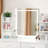 Greyden Vanity Set with LED Mirror & Stool-882555621