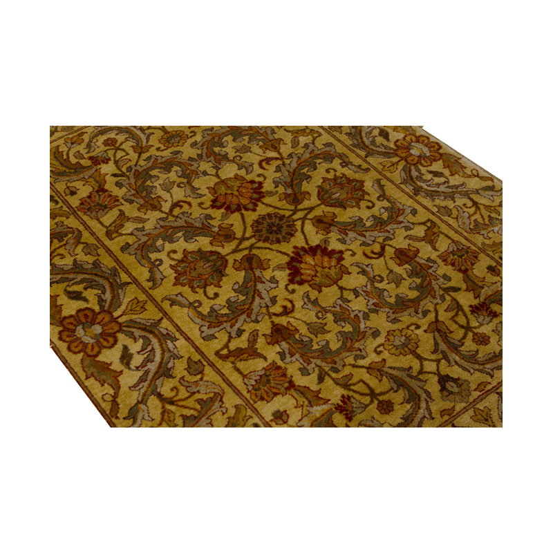 Wool Oriental Area Rug in Brown
