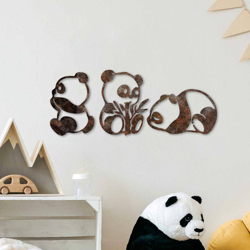 Hand-Painted Decorative Metal Wall Accessory Set (3 Pieces) | Antiquation Finish, Sizes: 10.2 x 7.1 x 1.5 inches, 10.6 x 7.9 x 1.5 inches, 7.1 x 11.0 x 1.5 inches | Durable Metal Body, Unique Color Variations, Perfect for Home Decor