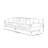 Black Minimalist Living Room Sofa