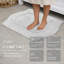 Ensemble de tapis de bain 4 pièces avec couvercle Waterford, séchage rapide, tapis lavables à la machine, absorbant-1538363296