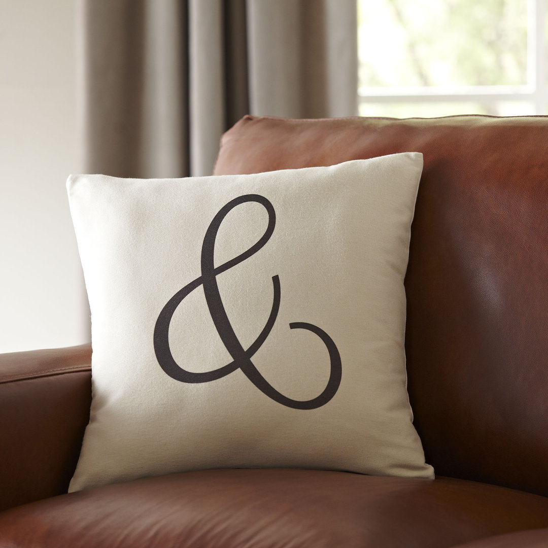 Ampersand Pillow Cover TheWatsonShop
