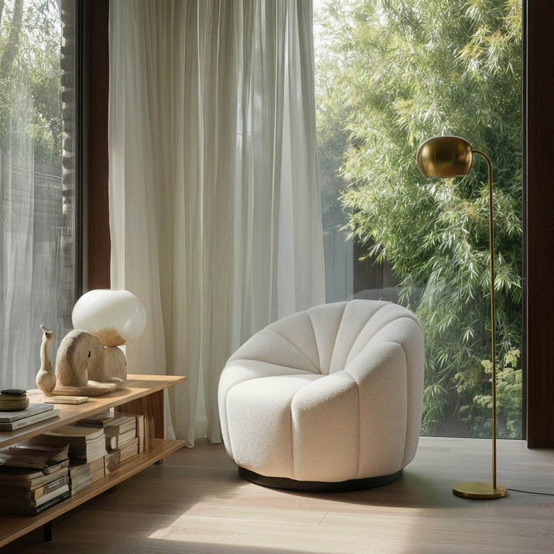 Chaise d'appoint crème