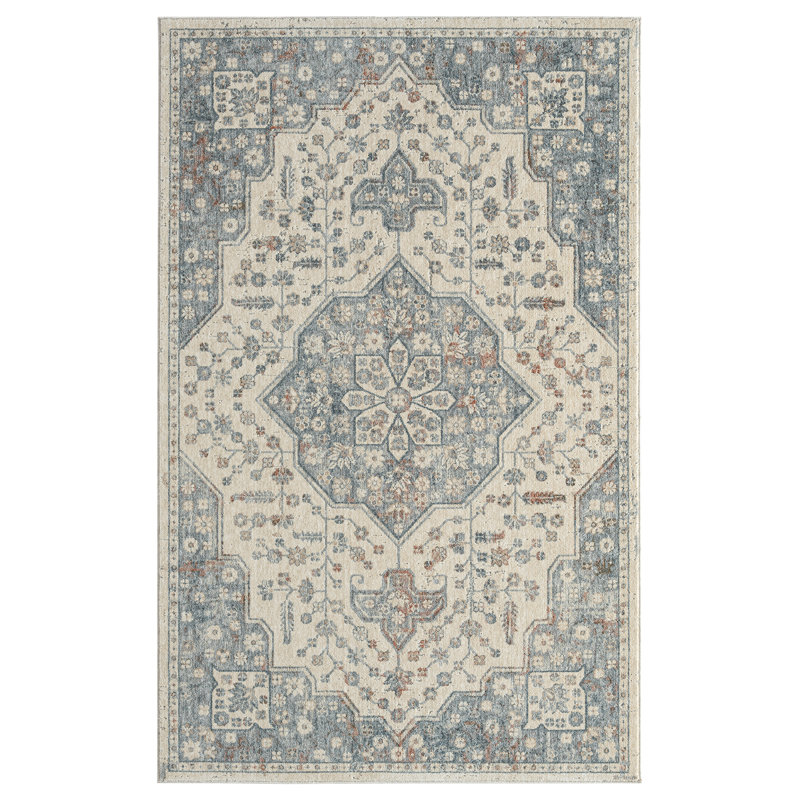 Oriental Indoor Rug, Rectangle 4' x 6'
