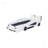 89" Race Car-Shaped Platform Bed with Wheels-185643465