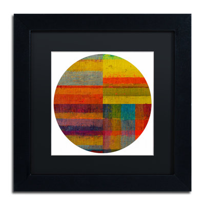 « round 4,0 » par michelle calkins, reproduction d’art encadrée
