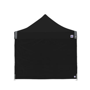 1 E-Z UP Black Polyester Side Wall for Gazebo