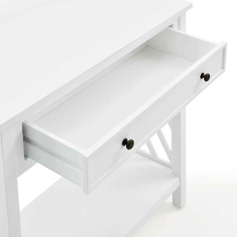 3 - Piece Living Room Table Set, White