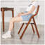 Chaise de salle à manger rembourrée pliante, peu encombrante, facile à transporter, salle à manger, aucun assemblage requis, paquet de 2 - blanc crème et cerise-305613213