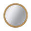 Miroir rond en rotin 31,9 po