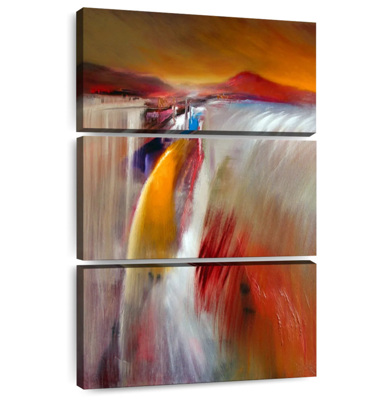 Avery Glowing Waterfall, 74" H x 48" W