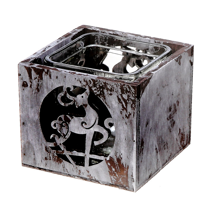 Ensemble de 4 bougies chauffe-plat Reindeer