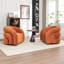 Fauteuil demi-tonneau pivotant rembourré Coyle-1536333418