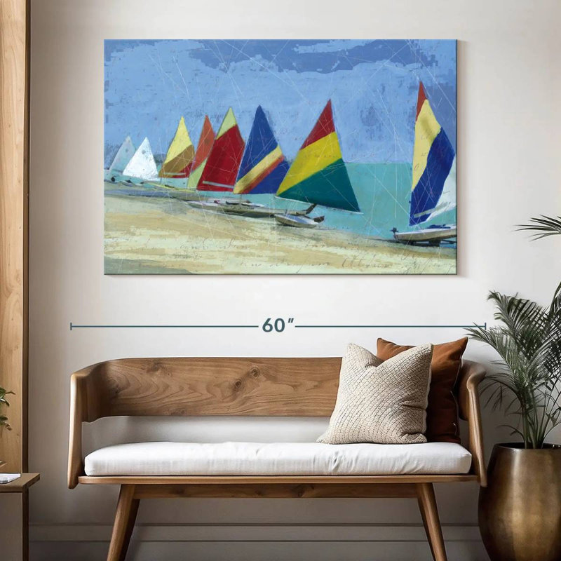 Sailboats Aletra, H 34 po x l 51 po