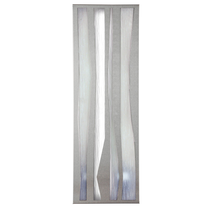 Metro Aurora Borealis Handkerchief 1 - Light LED Flush Mounted Sconce