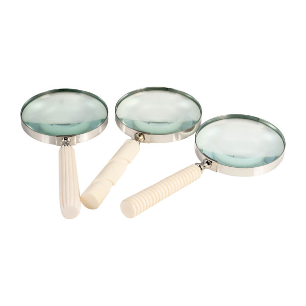 10X Magnifying Glass, 2.6 Pocket Magnifying Glass W Case, Small Magnifying  Lens