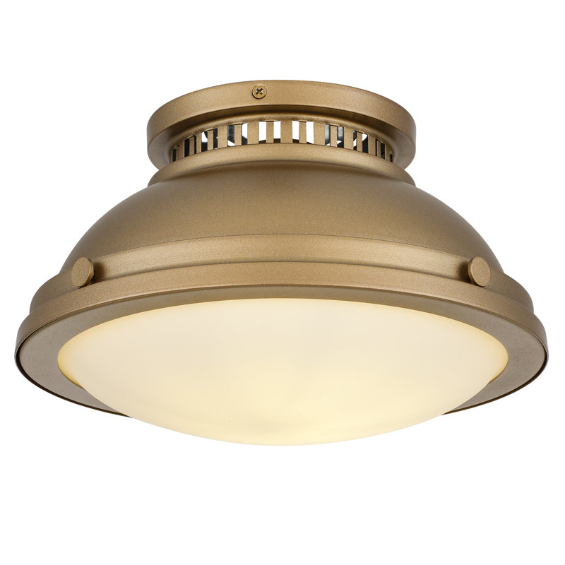 Plafonnier encastré 1 lumière, H 6,5 po x l 11 po x P 11 po, 1