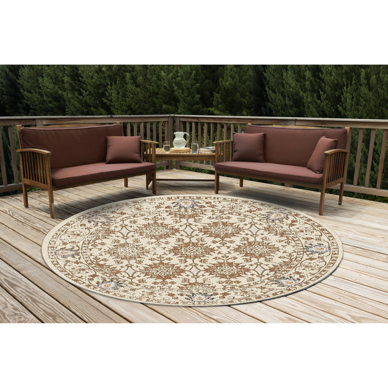 Kaed Oriental Indoor / Outdoor Rug