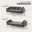 Orianna 2 Seater Velvet Sleeper-226786592