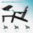 Adjustable Adirondack Chair With Retractable Ottoman Set Of 2-1549723430