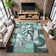 Premium Machine Washable Lubbers AMF1758 Abstract Rug