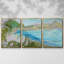 Landing Strip, impression sur toile 3 pièces-154226425-154226427