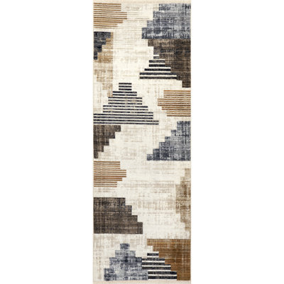 Vanita Transitional Southwestern Fringe Area Rug