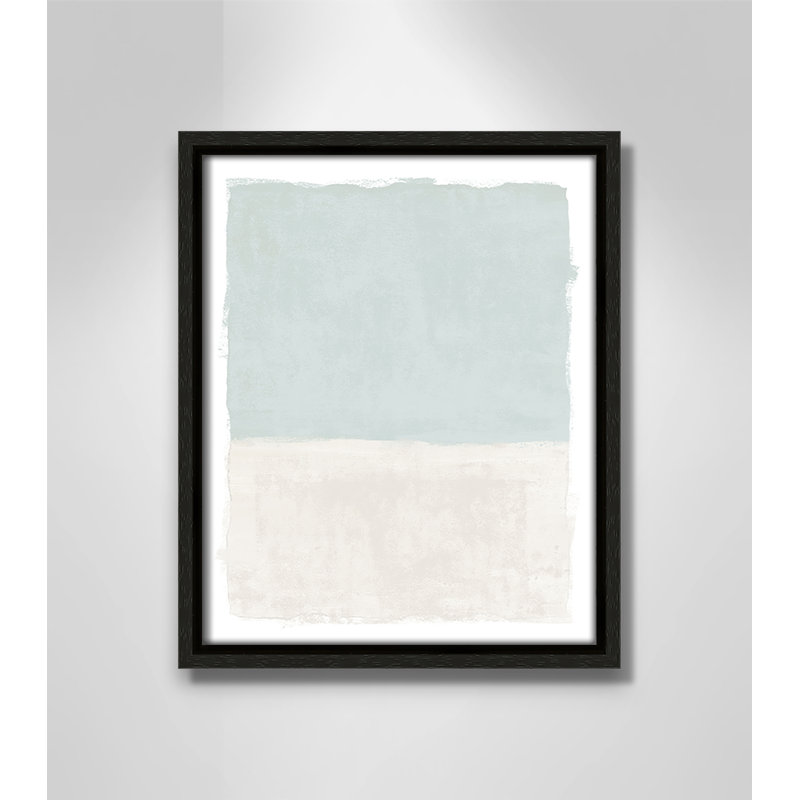 Ocean Tides I Print by Natalie Carpentieri, 9.5'' W x 11.5'' H, Espresso Floater