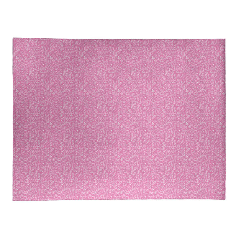 Tapis de zone rose floral classic ditsy, Rectangle 2 pi x 3 pi
