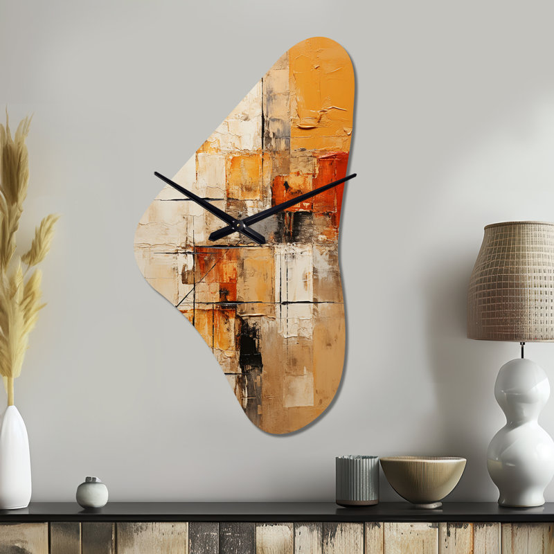 Horloge murale Vasu Yelow, Grand
